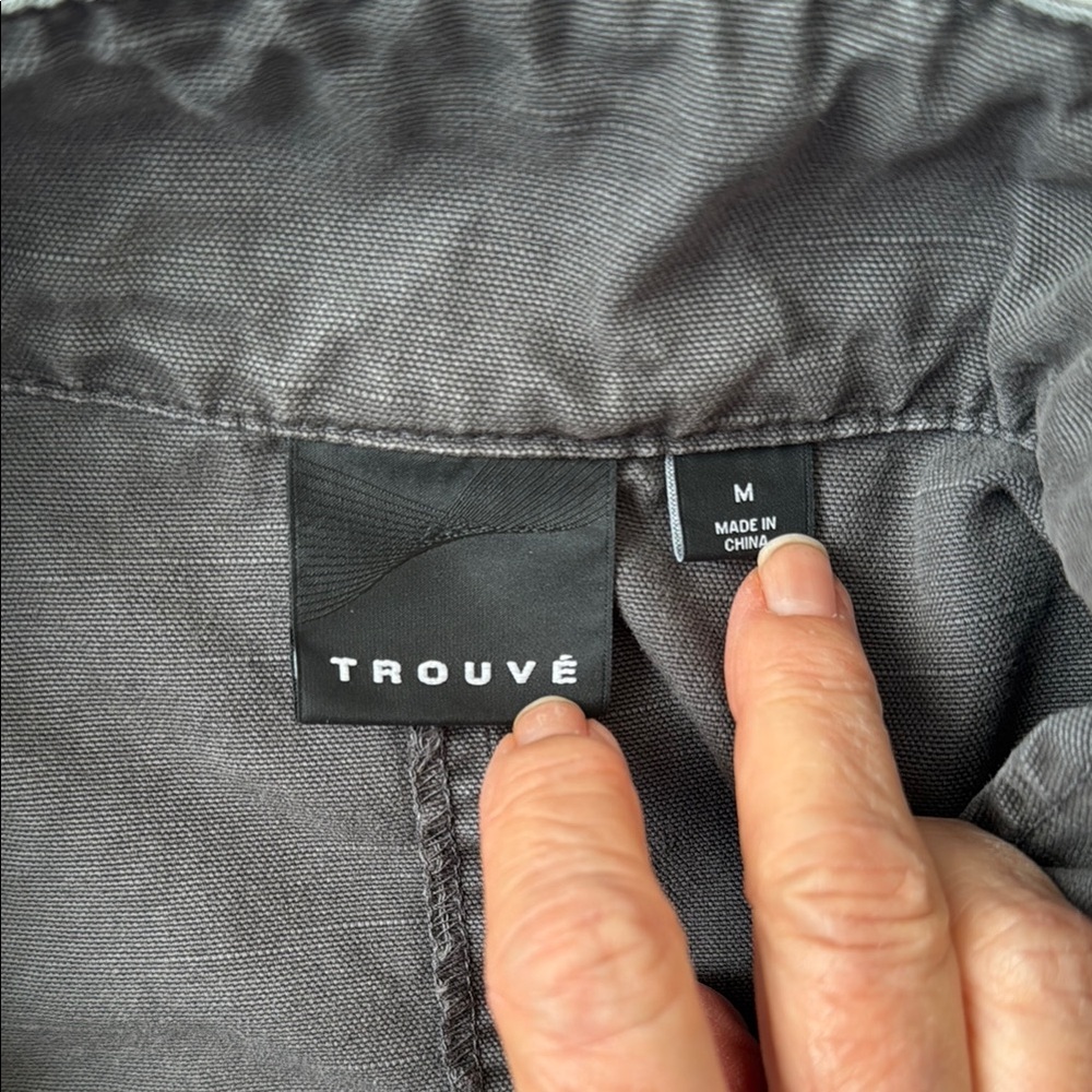 Trouve Gray Utility Jacket - Picture 7 of 12